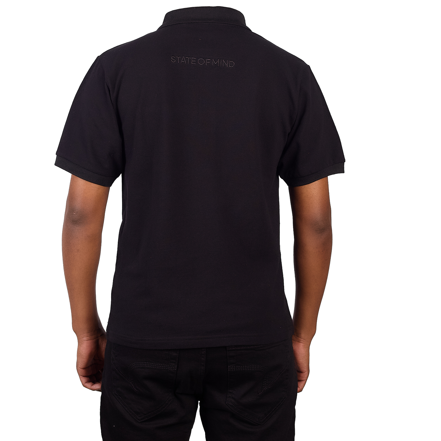 PIQUE BLACK POLO